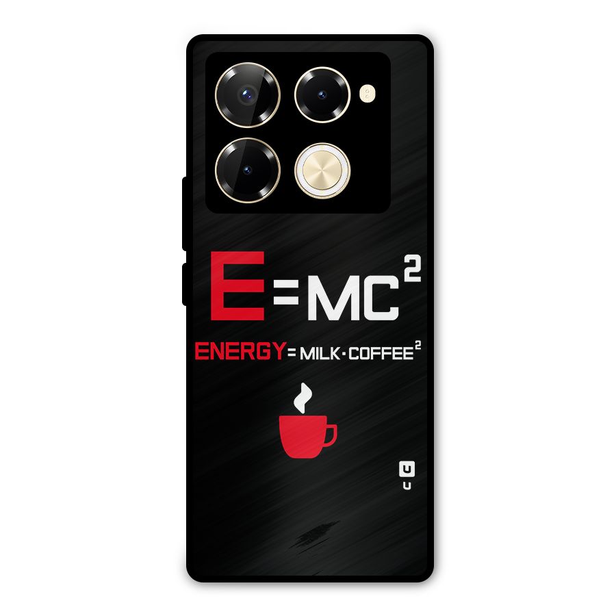 Energy Coffee Equation Metal Back Case for Infinix Note 40 Pro Plus