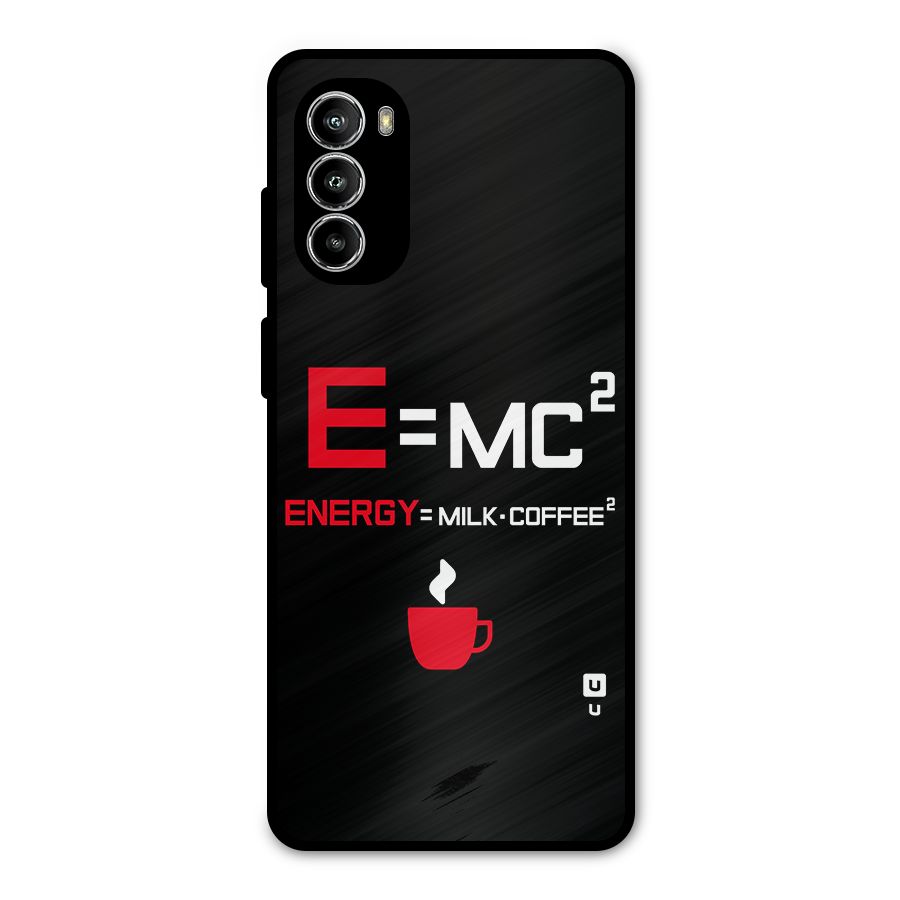 Energy Coffee Equation Metal Back Case for Moto G52