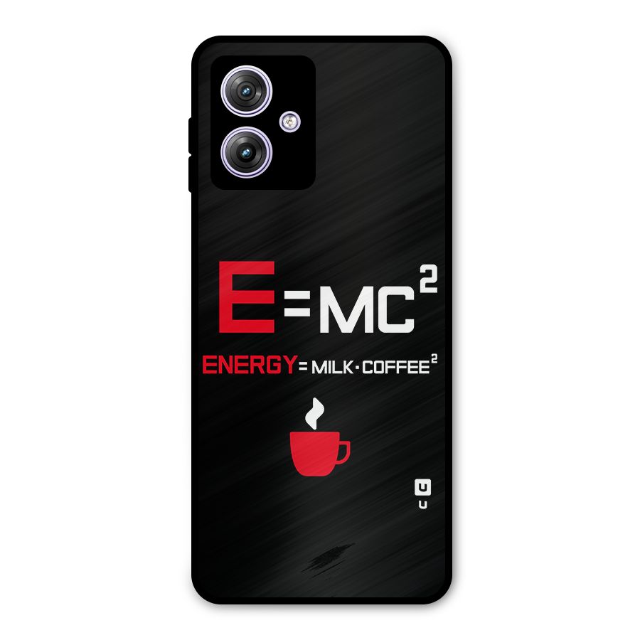 Energy Coffee Equation Metal Back Case for Moto G64