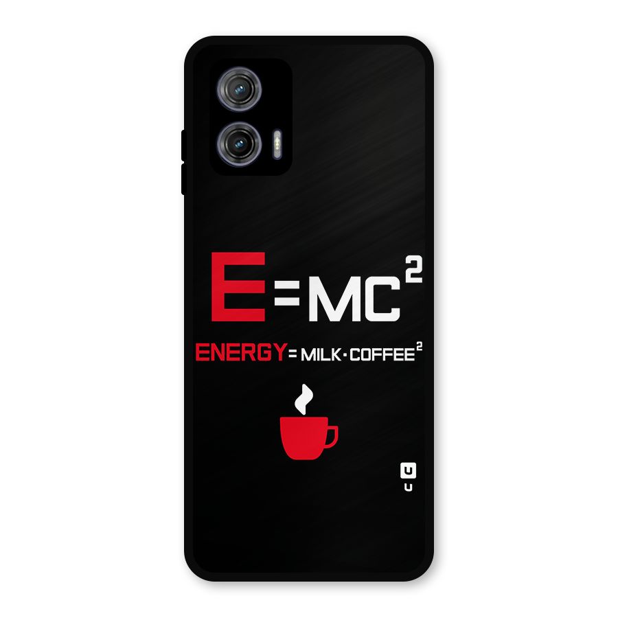 Energy Coffee Equation Metal Back Case for Moto G73