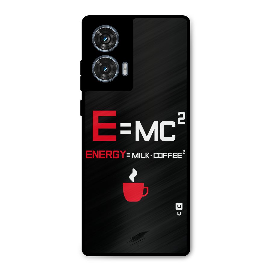 Energy Coffee Equation Metal Back Case for Motorola Edge 50 Fusion