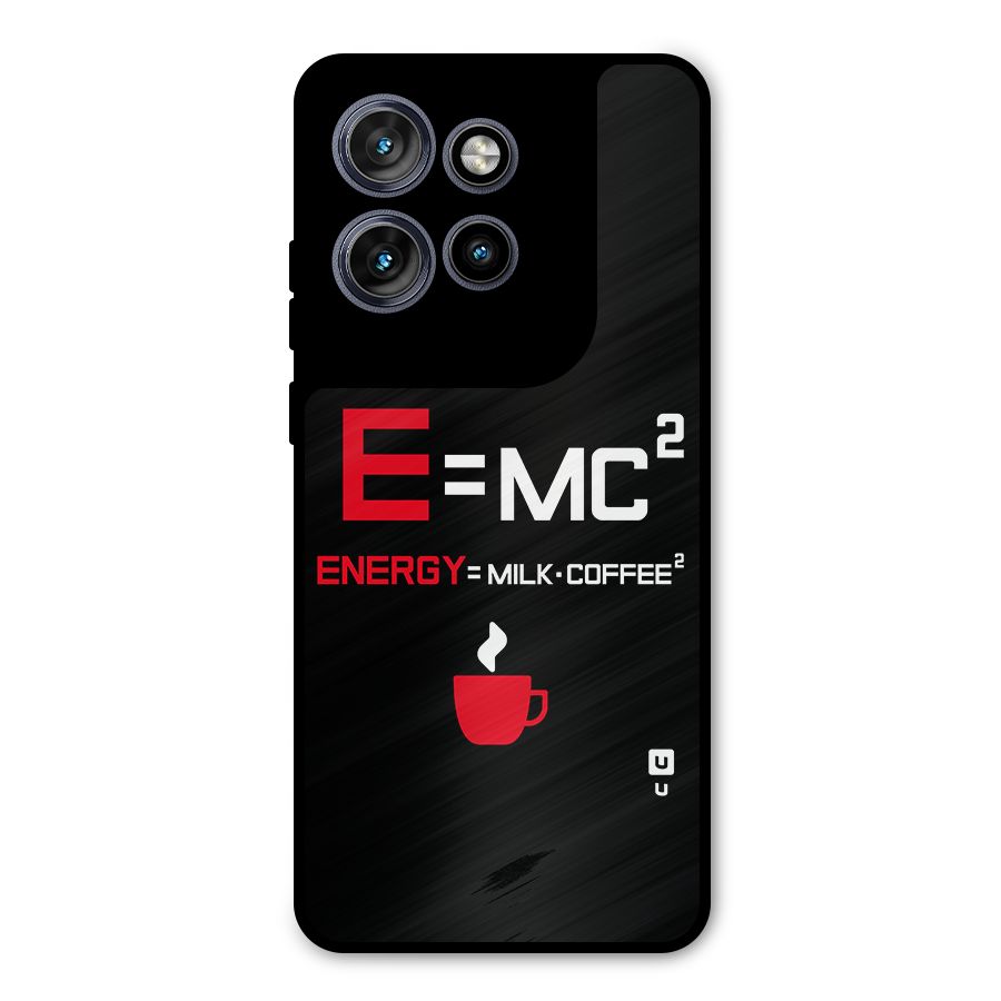 Energy Coffee Equation Metal Back Case for Motorola Edge 50 Neo