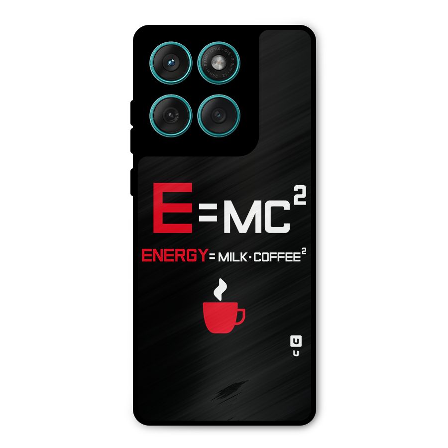 Energy Coffee Equation Metal Back Case for Motorola Edge 60