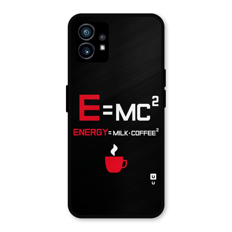 Energy Coffee Equation Metal Back Case for Nothing Phone 1