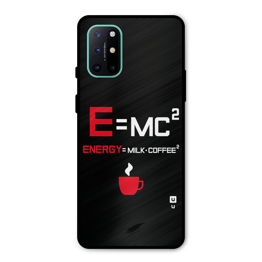Energy Coffee Equation Metal Back Case for OnePlus 8T
