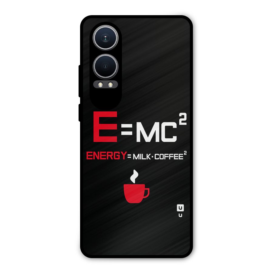 Energy Coffee Equation Metal Back Case for OnePlus Nord CE4 Lite