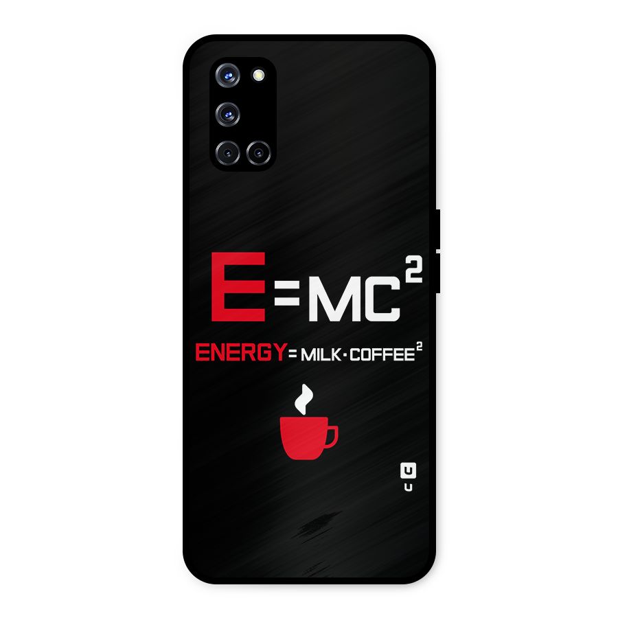 Energy Coffee Equation Metal Back Case for Oppo A52
