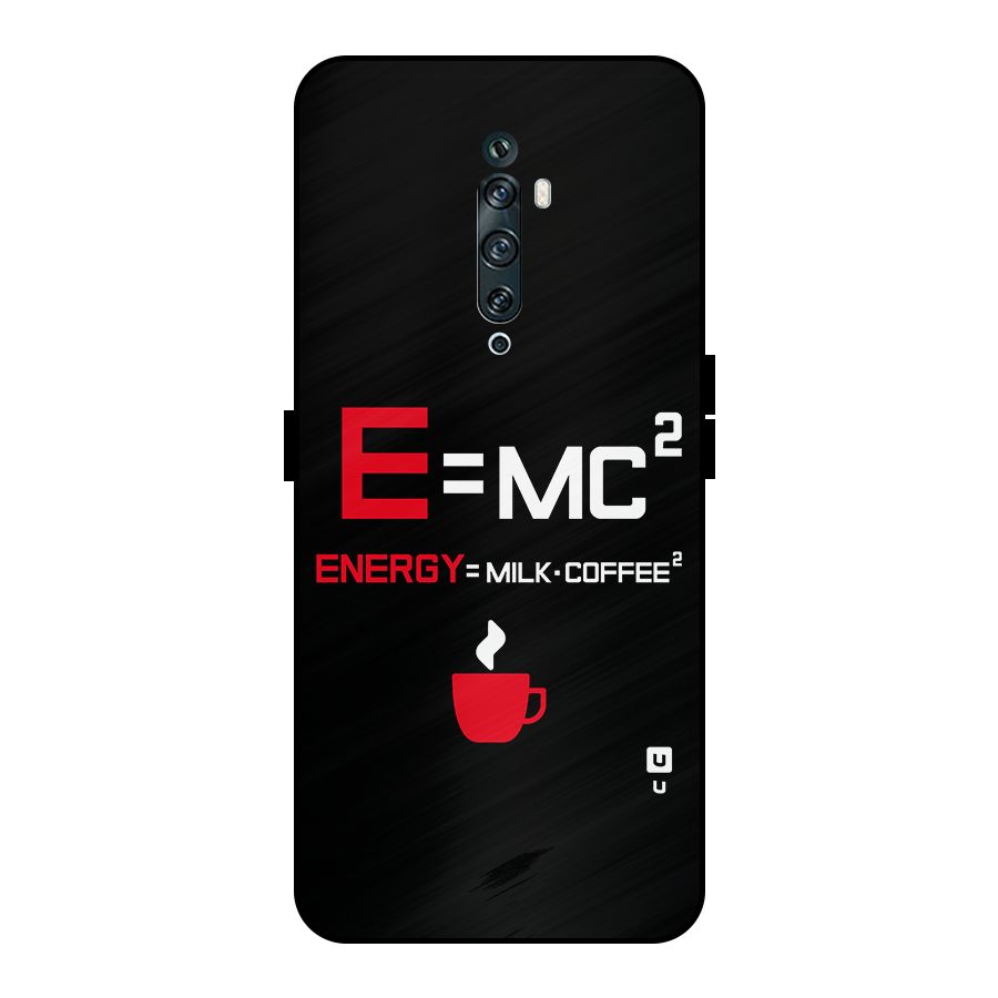 Energy Coffee Equation Metal Back Case for Oppo Reno2 Z