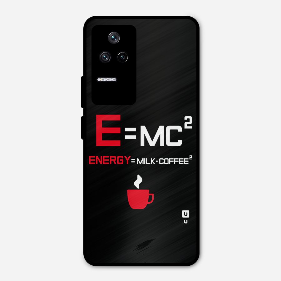 Energy Coffee Equation Metal Back Case for Poco F4 5G