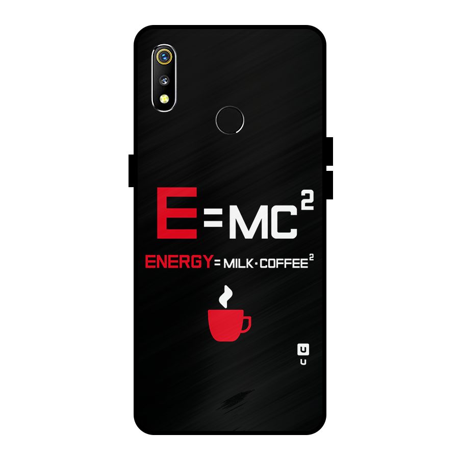 Energy Coffee Equation Metal Back Case for Realme 3