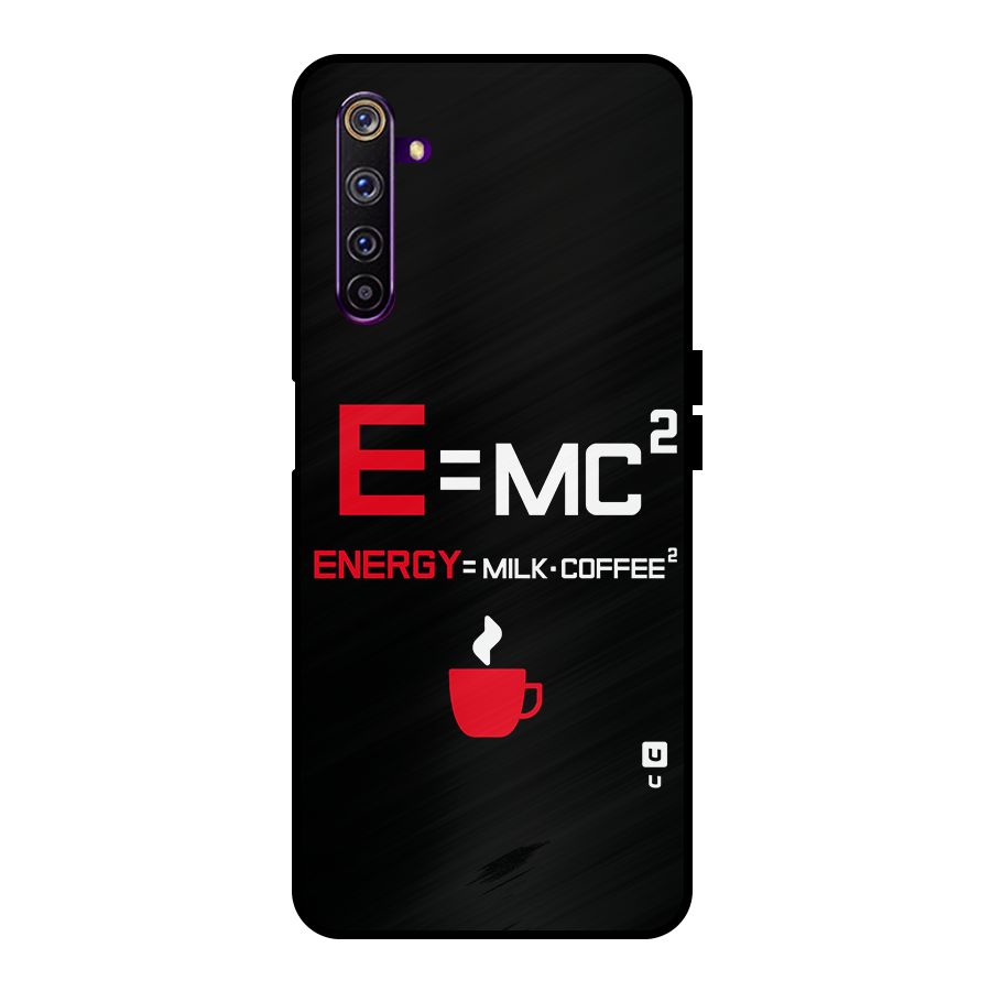 Energy Coffee Equation Metal Back Case for Realme 6 Pro
