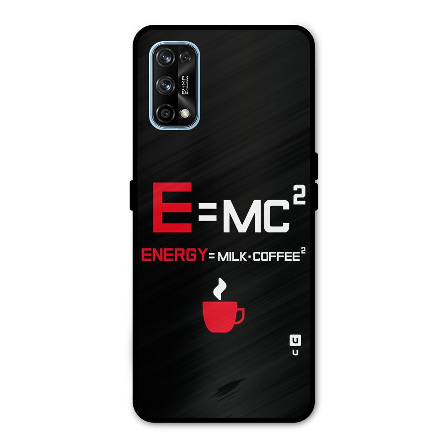 Energy Coffee Equation Metal Back Case for Realme 7 Pro