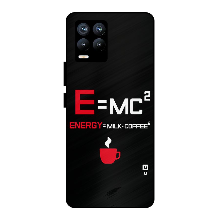 Energy Coffee Equation Metal Back Case for Realme 8 Pro
