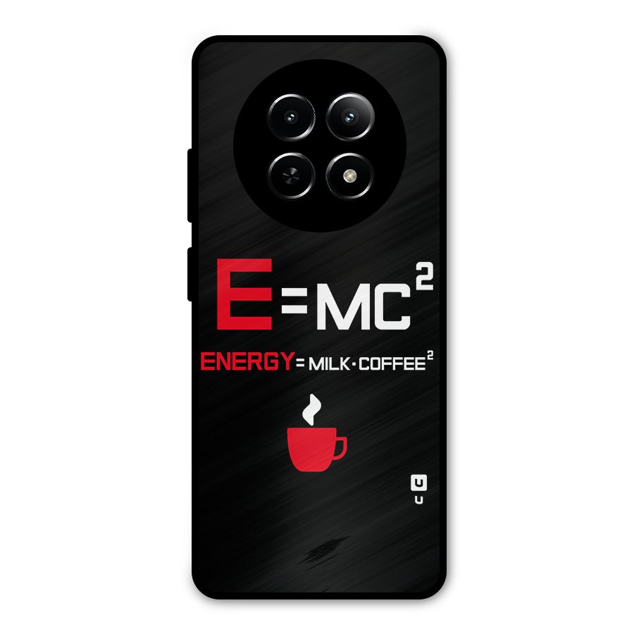 Energy Coffee Equation Metal Back Case for Realme Narzo 70x 5G
