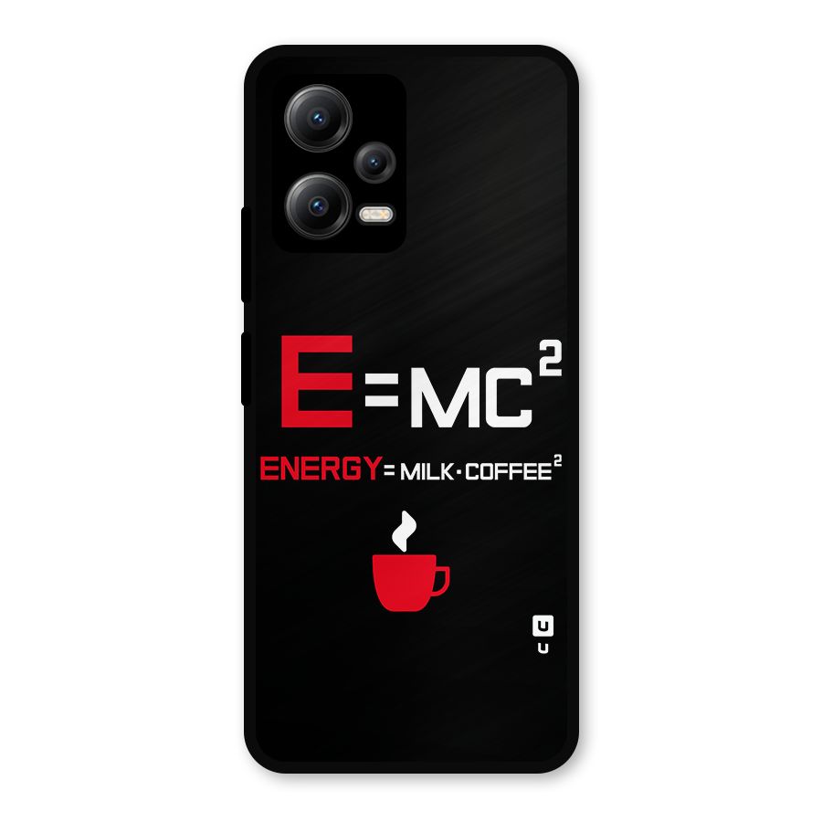 Energy Coffee Equation Metal Back Case for Redmi Note 12 5G