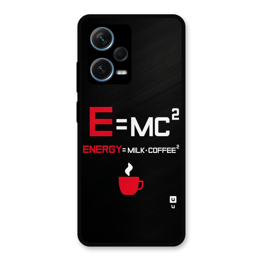 Energy Coffee Equation Metal Back Case for Redmi Note 12 Pro Plus 5G