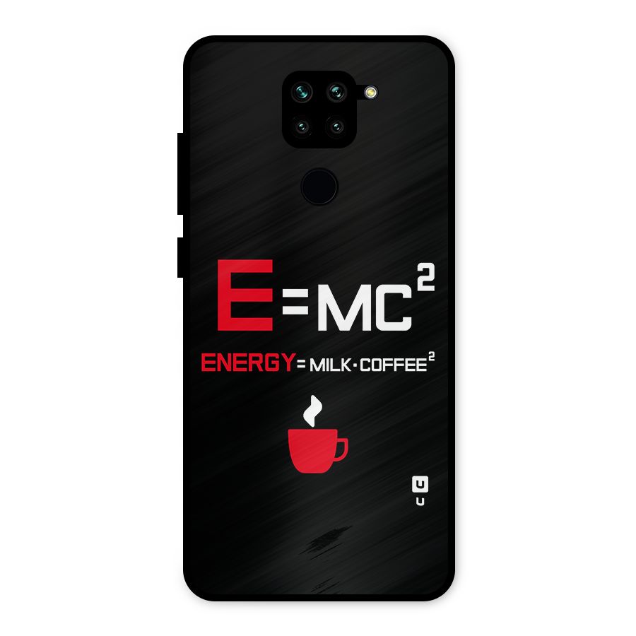 Energy Coffee Equation Metal Back Case for Redmi Note 9