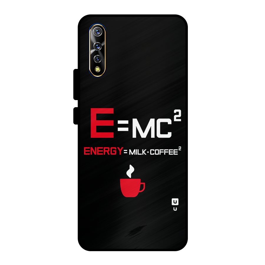 Energy Coffee Equation Metal Back Case for Vivo S1
