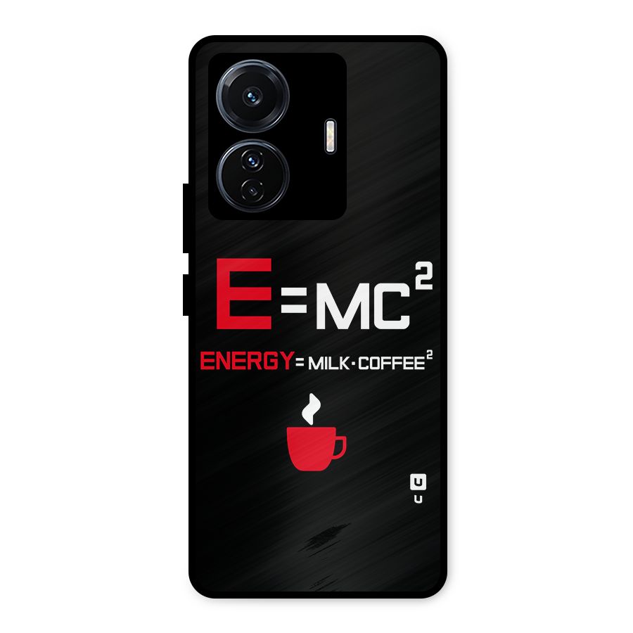Energy Coffee Equation Metal Back Case for Vivo T1 Pro
