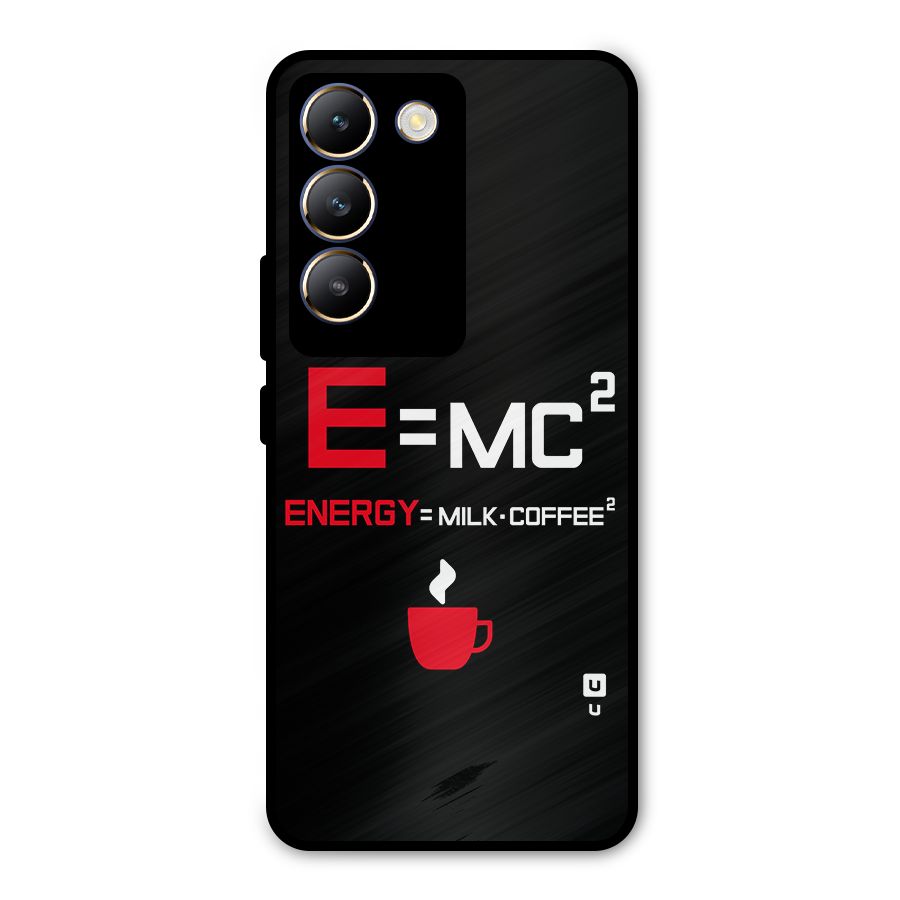 Energy Coffee Equation Metal Back Case for Vivo T3 5G