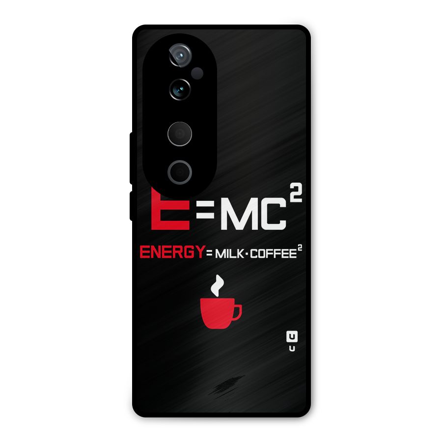 Energy Coffee Equation Metal Back Case for Vivo T3 Ultra