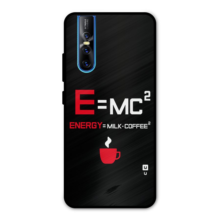 Energy Coffee Equation Metal Back Case for Vivo V15 Pro