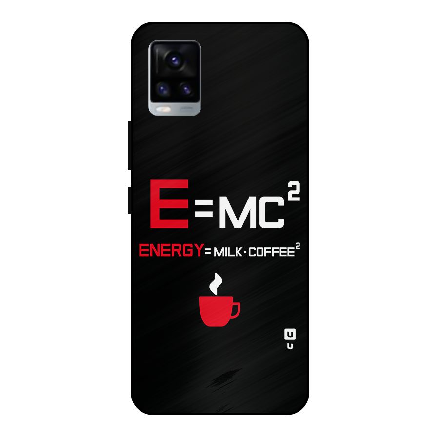 Energy Coffee Equation Metal Back Case for Vivo V20 2021