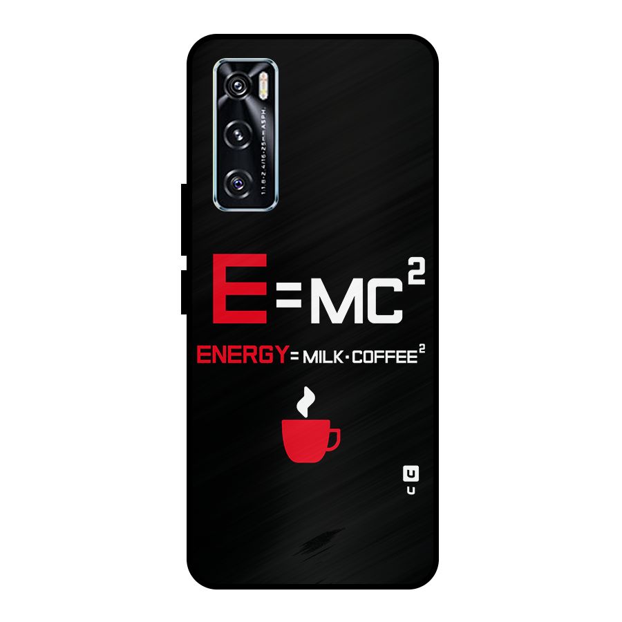 Energy Coffee Equation Metal Back Case for Vivo V20 SE