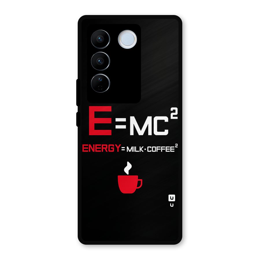 Energy Coffee Equation Metal Back Case for Vivo V27