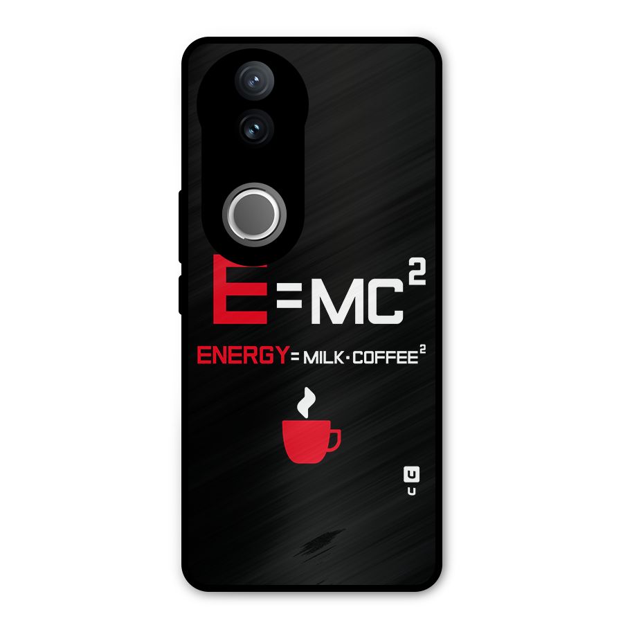 Energy Coffee Equation Metal Back Case for Vivo V50