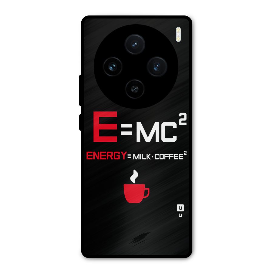 Energy Coffee Equation Metal Back Case for Vivo X100