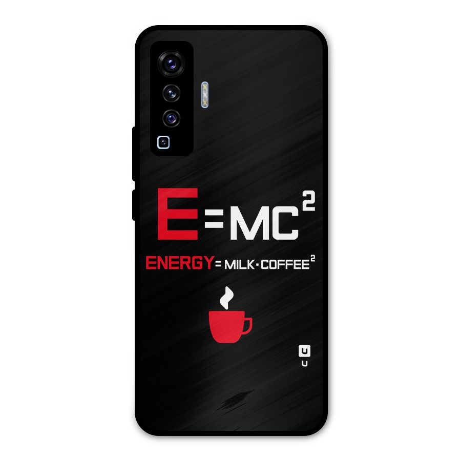 Energy Coffee Equation Metal Back Case for Vivo X50