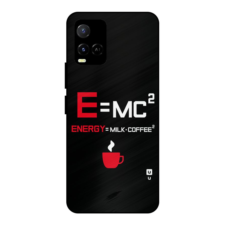 Energy Coffee Equation Metal Back Case for Vivo Y21T