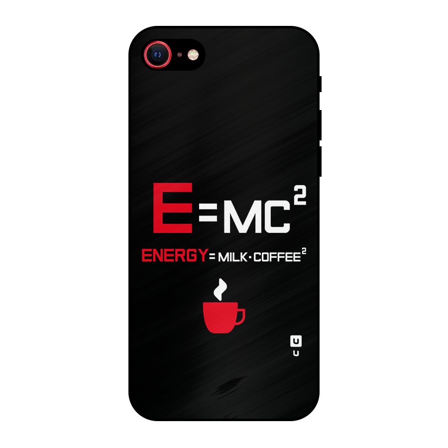 Energy Coffee Equation Metal Back Case for iPhone 7