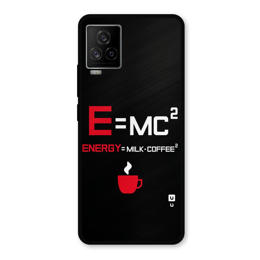 Energy Coffee Equation Metal Back Case for iQOO 7 Legend 5G