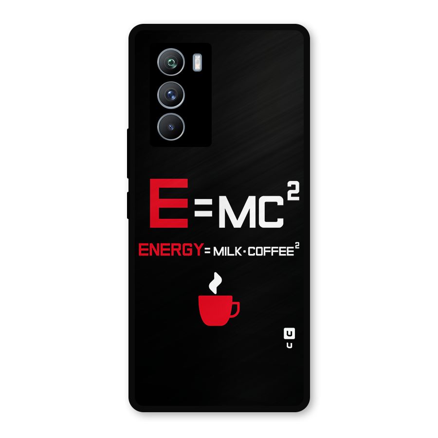 Energy Coffee Equation Metal Back Case for iQOO 9 SE