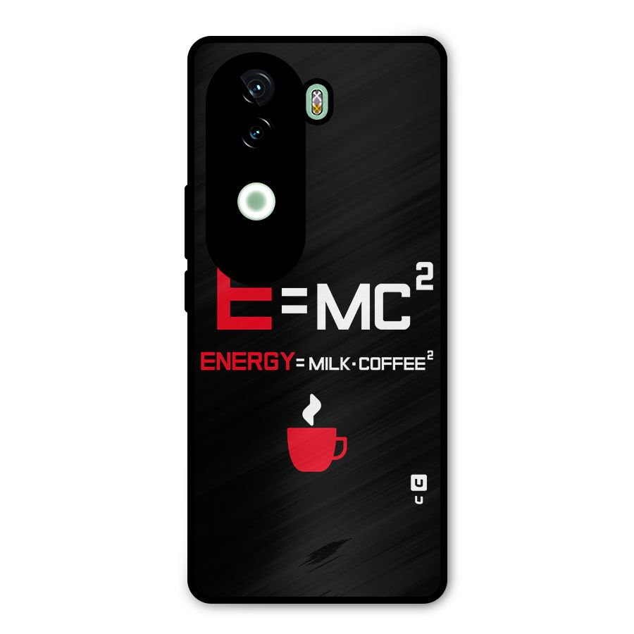 Energy Coffee Equation Metal Back Case for iQOO Z9s