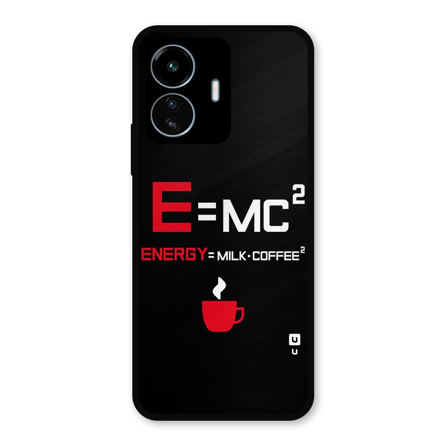 Energy Coffee Equation Metal Back Case for vivo iQOO Z6 Lite 5G