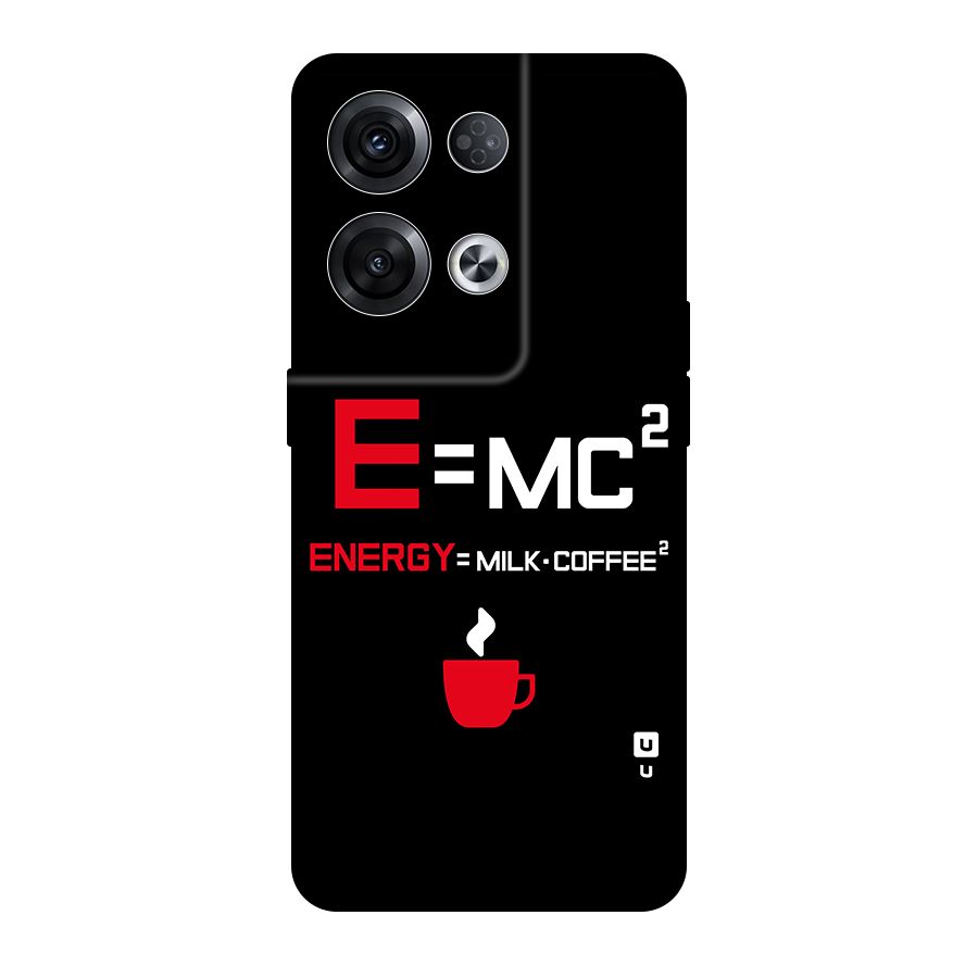 Energy Coffee Equation Original Polycarbonate Back Case for Oppo Reno8 Pro 5G