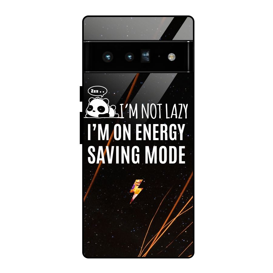 Energy Saving Mode Glass Back Case for Google Pixel 6 Pro