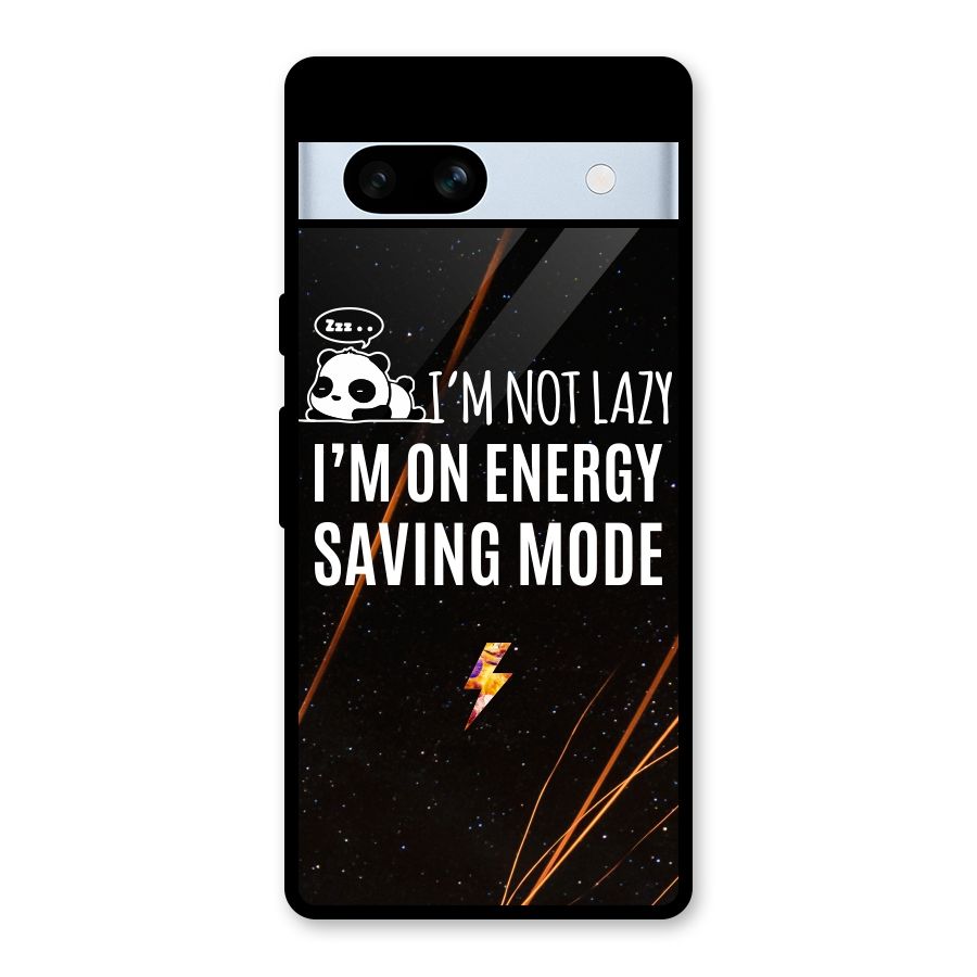 Energy Saving Mode Glass Back Case for Google Pixel 7a