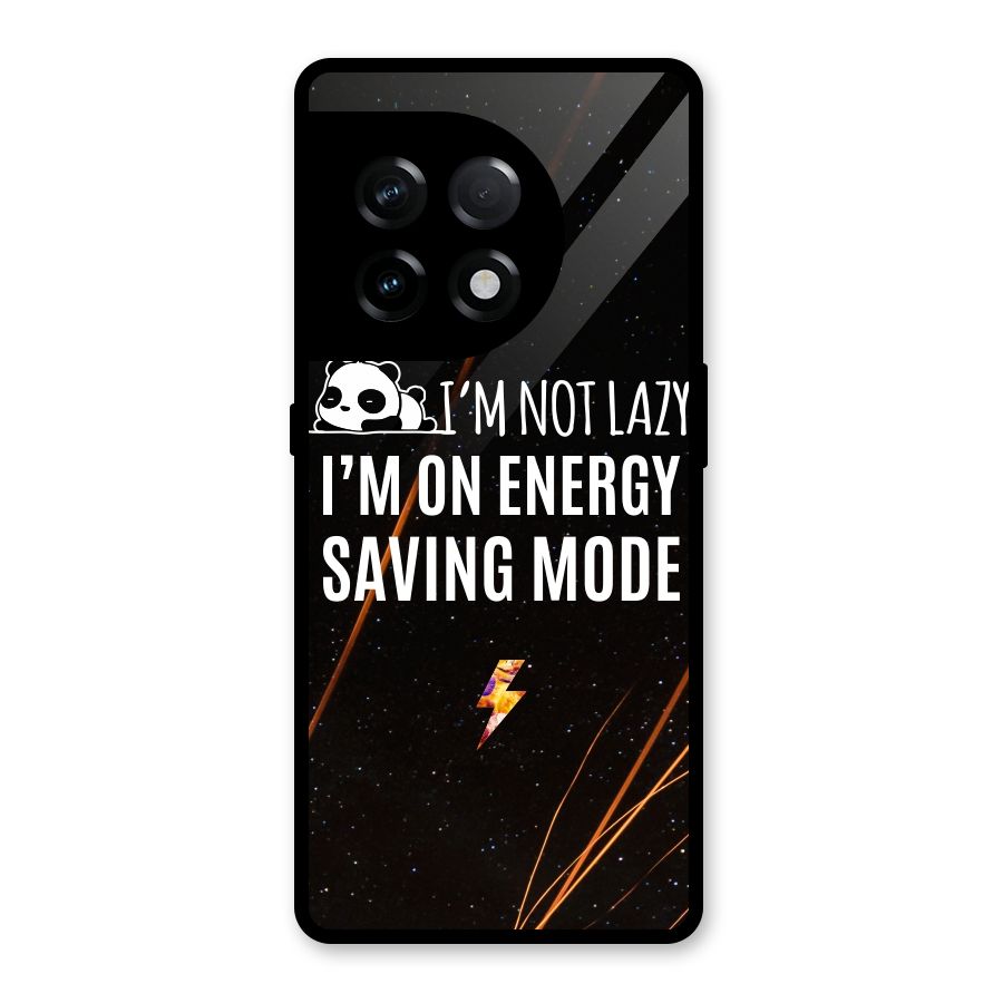 Energy Saving Mode Glass Back Case for OnePlus 11R