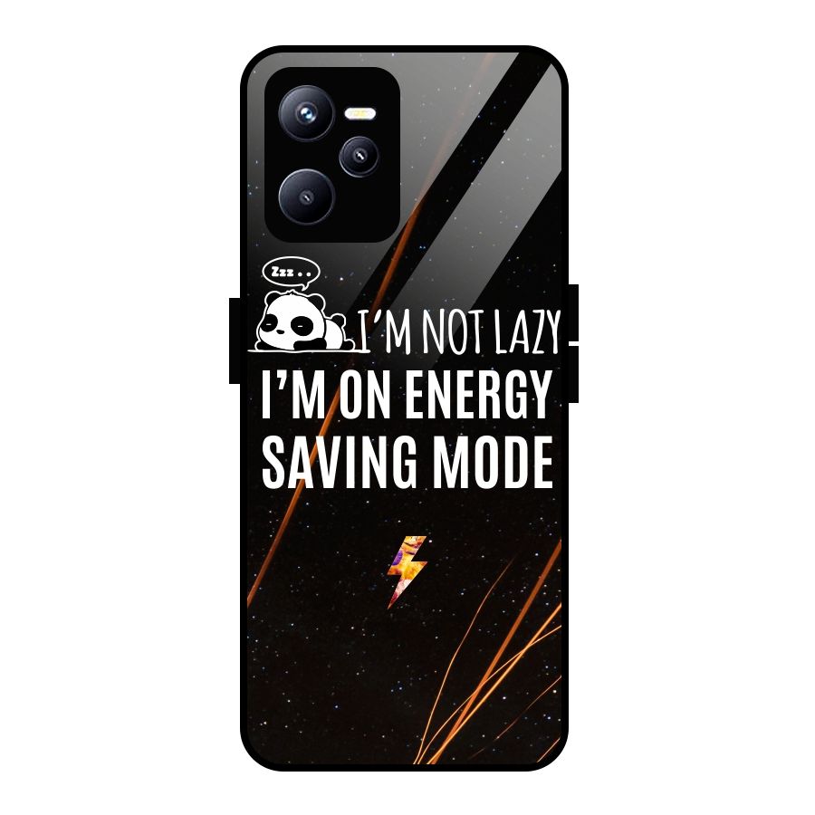 Energy Saving Mode Glass Back Case for Realme C35