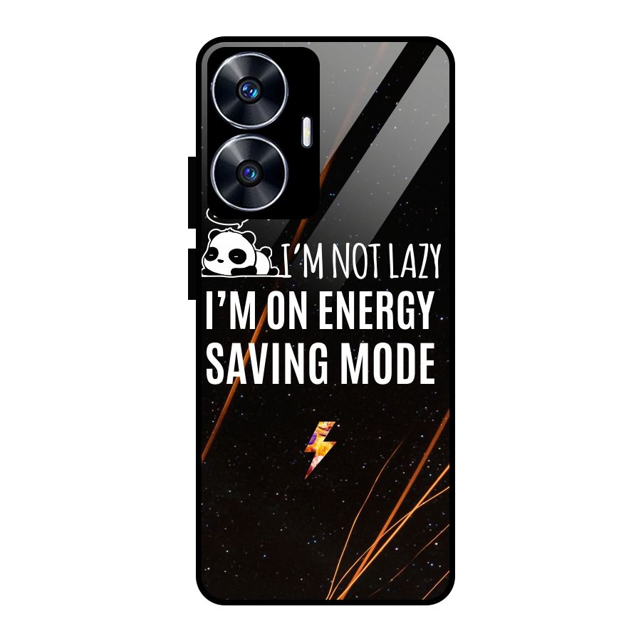 Energy Saving Mode Glass Back Case for Realme Narzo N55
