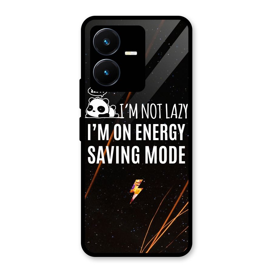 Energy Saving Mode Glass Back Case for Vivo Y22s