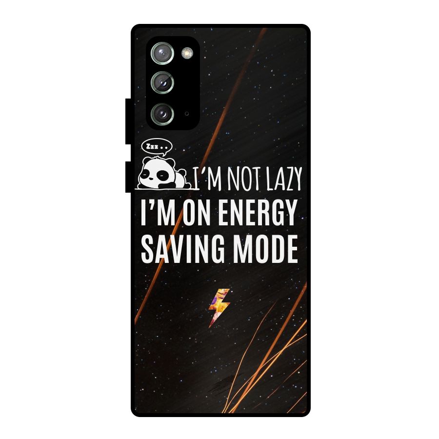 Energy Saving Mode Metal Back Case for Galaxy Note 20