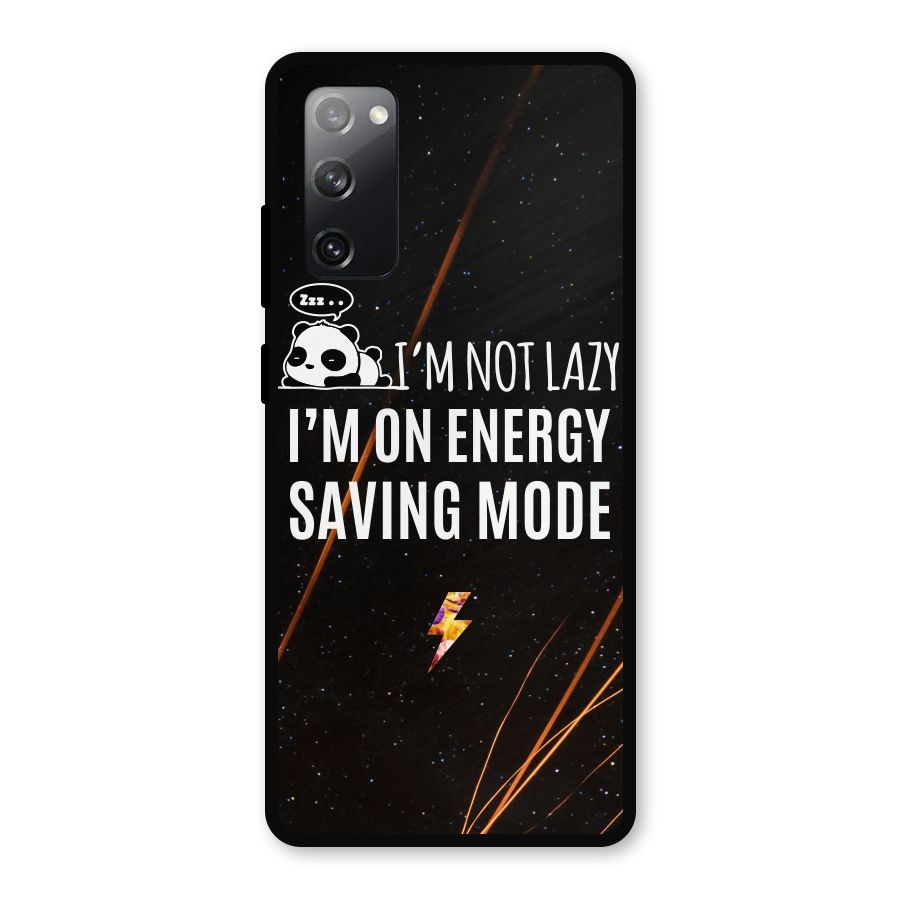 Energy Saving Mode Metal Back Case for Galaxy S20 FE 5G