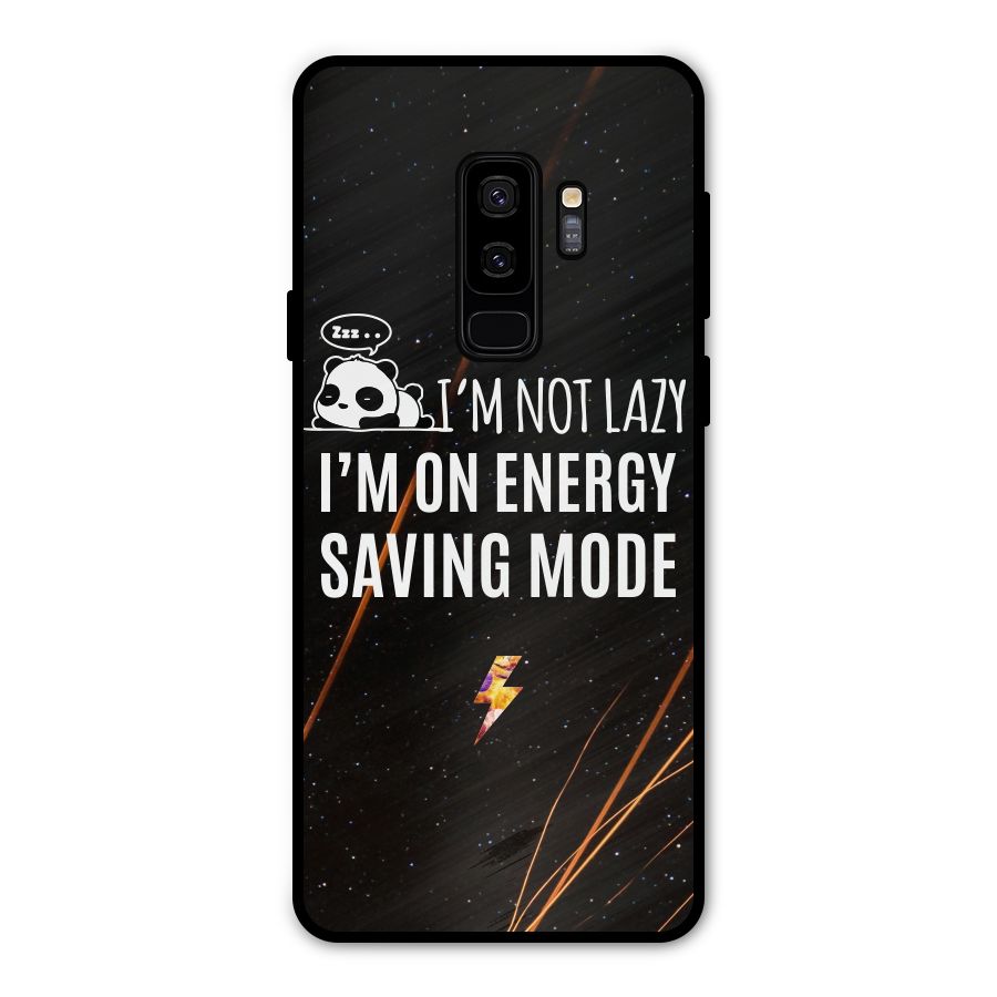 Energy Saving Mode Metal Back Case for Galaxy S9 Plus
