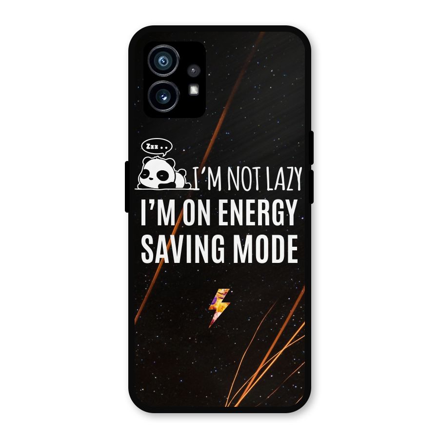 Energy Saving Mode Metal Back Case for Nothing Phone 1