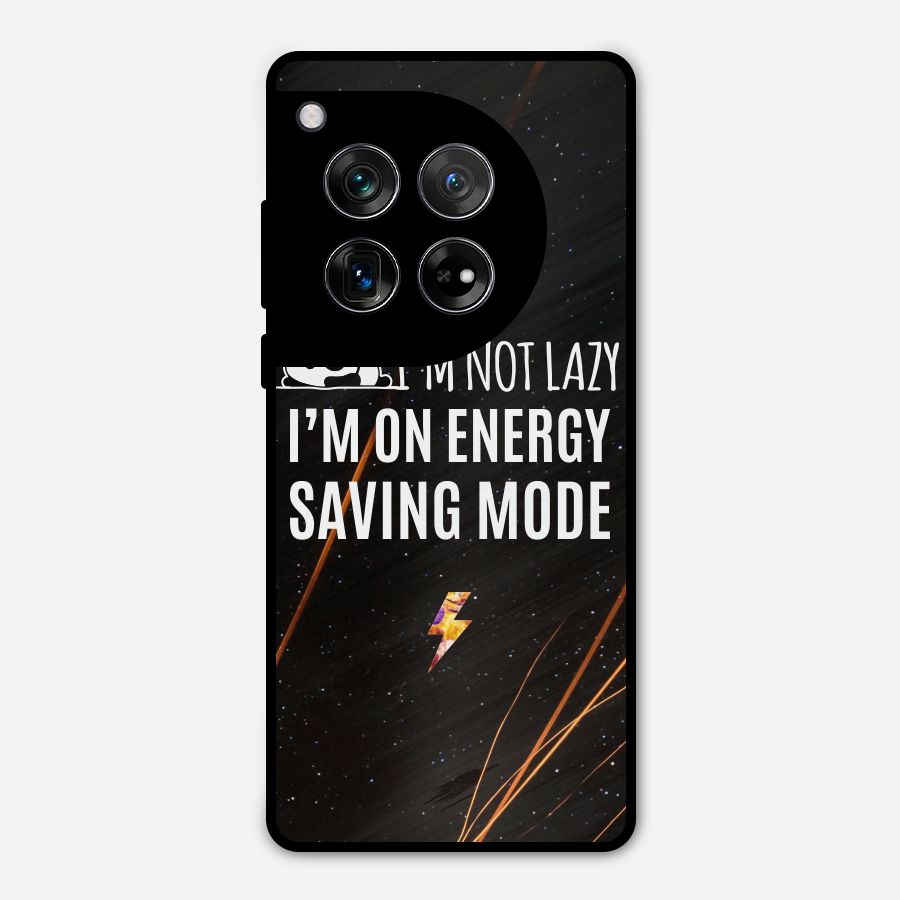 Energy Saving Mode Metal Back Case for OnePlus 12